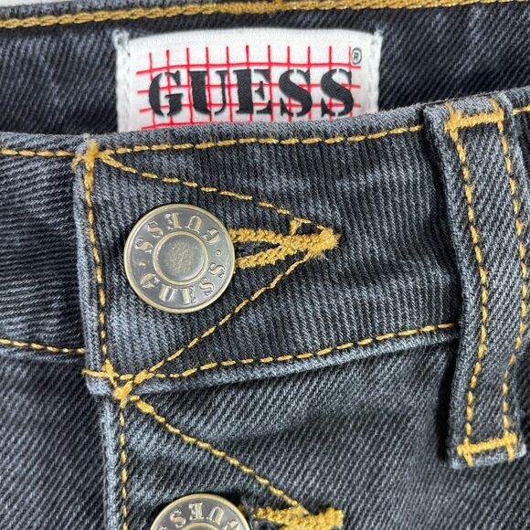 Guess Jeans 25x27 Guess Black Jeans Button Fly Guess High Rise Skinny 25 Guess - Picture 3 of 15
